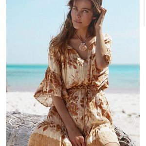 Spell & Gypsy coco lei flutter sleeve playdress